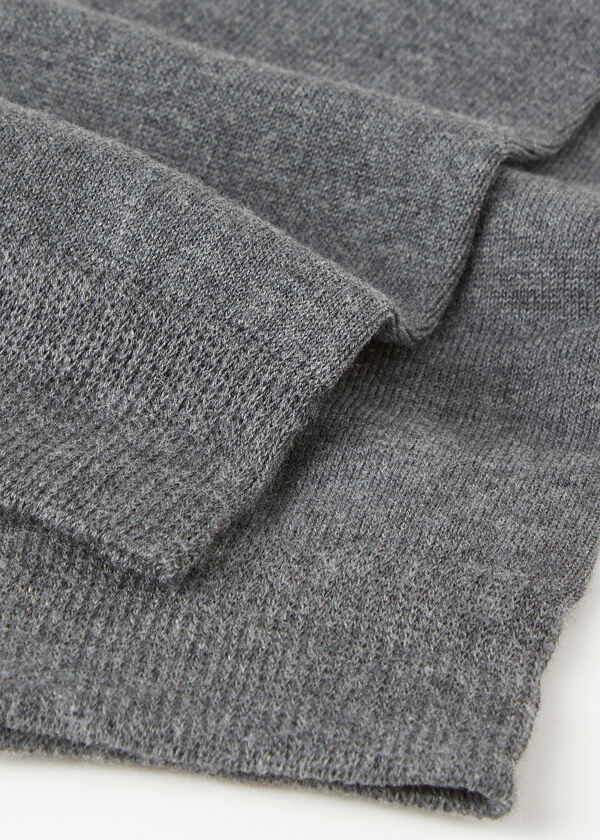 Meias compridas de algodão quente para homem