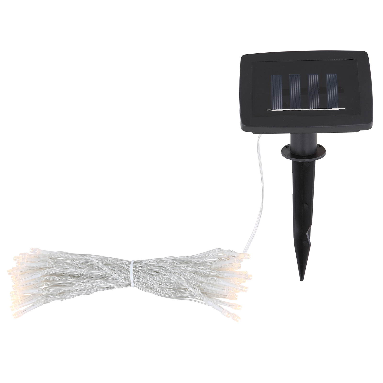 Solar-LED-Lichterkette - weiß - 10 Meter