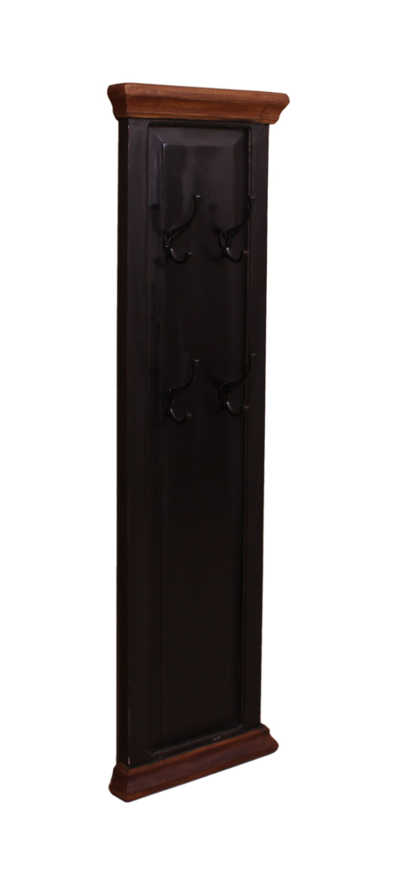 Garderobenpaneel Corsica Mangoholz Haken Wandgarderobe Flur Garderobe Wandpaneel