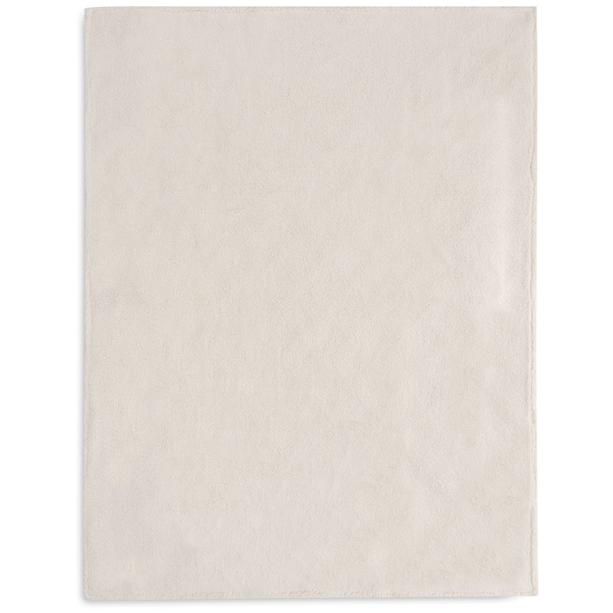 JolleinJollein   Decke Teddyfleece check knit oatmeal 75x100cm