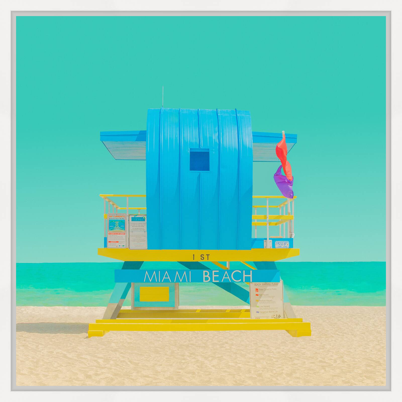 The Modern Paradise - Miami Beach 2 by Mijoo Kim & Minjin Kang - Limited Edition. Edition of: 150. Signed.