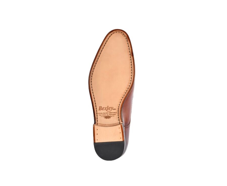 Derby homme châtaigne patiné - PENFORD
