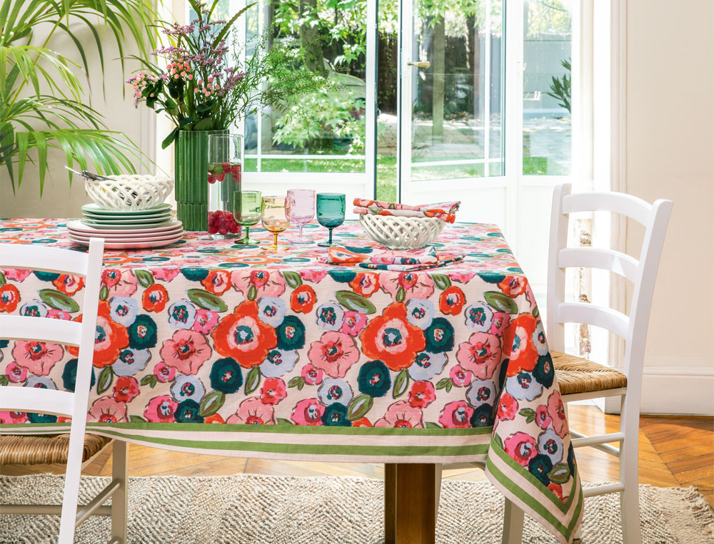 Nappe-Sorbets de fleurs