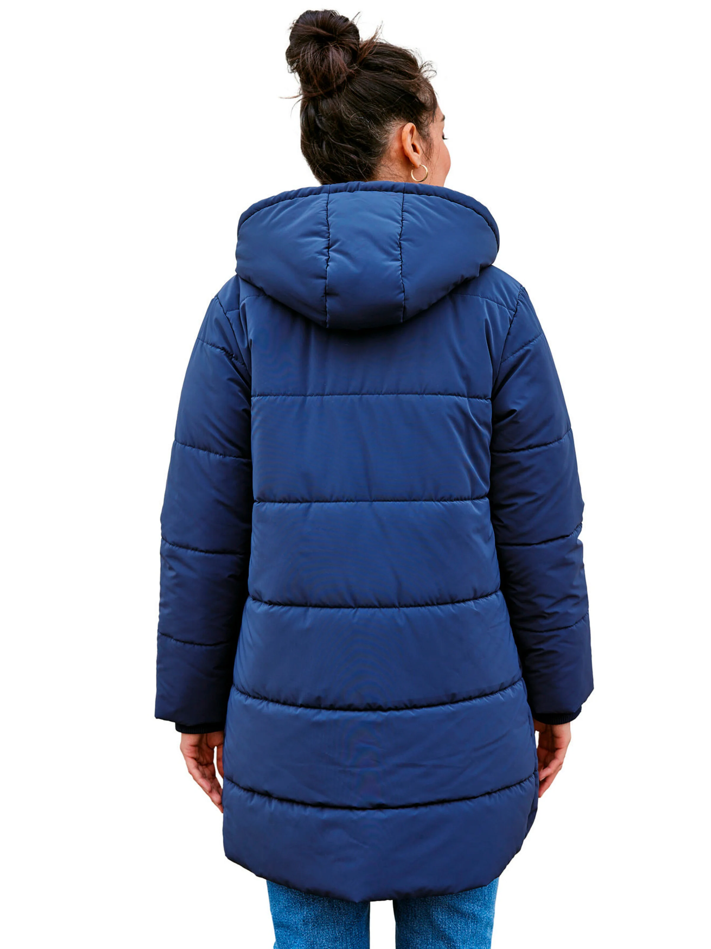Envie de Fraise Gesteppter 2-in-1-Tragemantel für Schwangerschaft und Stillzeit mit Recycling-Polyester marine