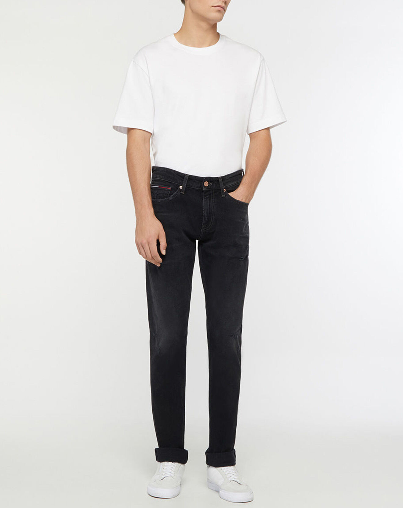 Tommy Jeans Jean Slim Scanton noir