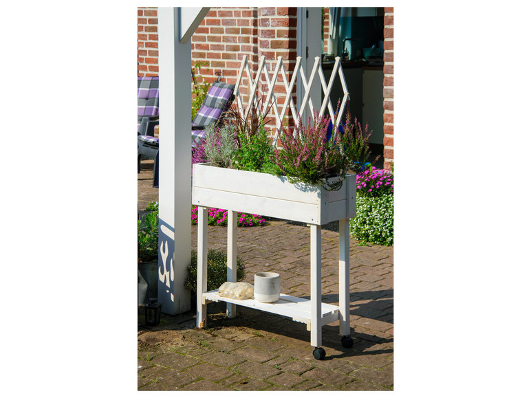 Moestuinbak met rek