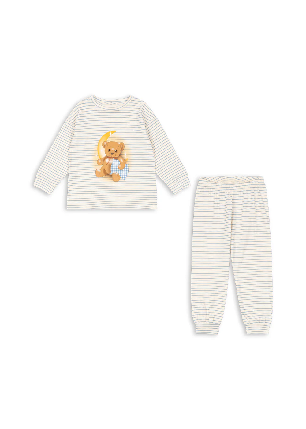 Gio sæt - stripe bluie - 6M