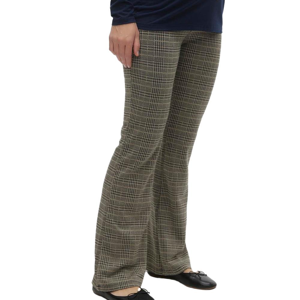 Mamalicious Pantalon Gris à Carreaux Femme Mamalicious Nabi