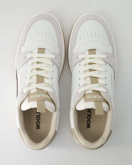 Woolrich Classic Basketball Sneaker in Weiß