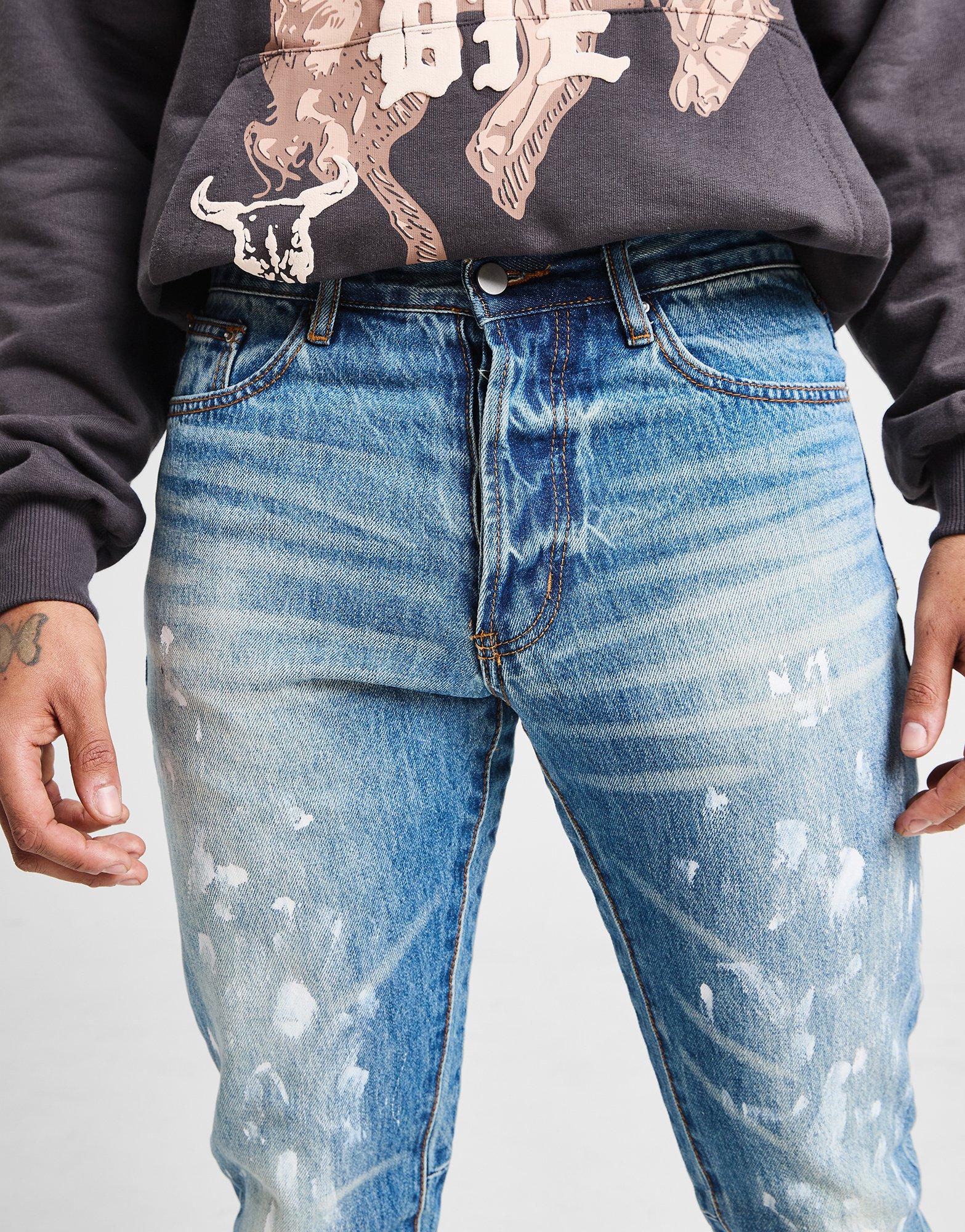 mnml Jean Denim Flare Homme