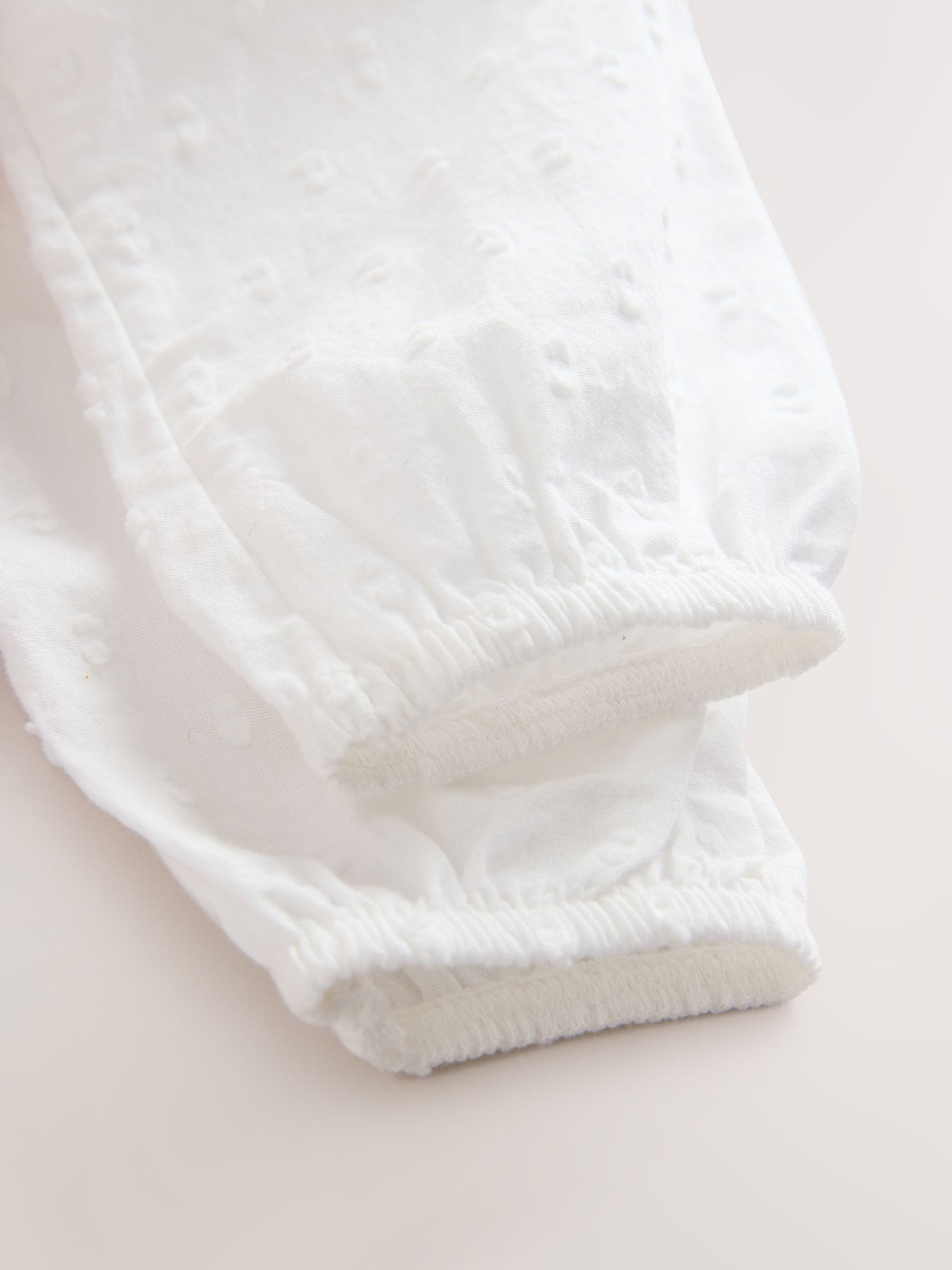 Roze/wit - 3 -delige babyset van rompertje en gebreide bretelbroeken met panty (0mnd-2jr)