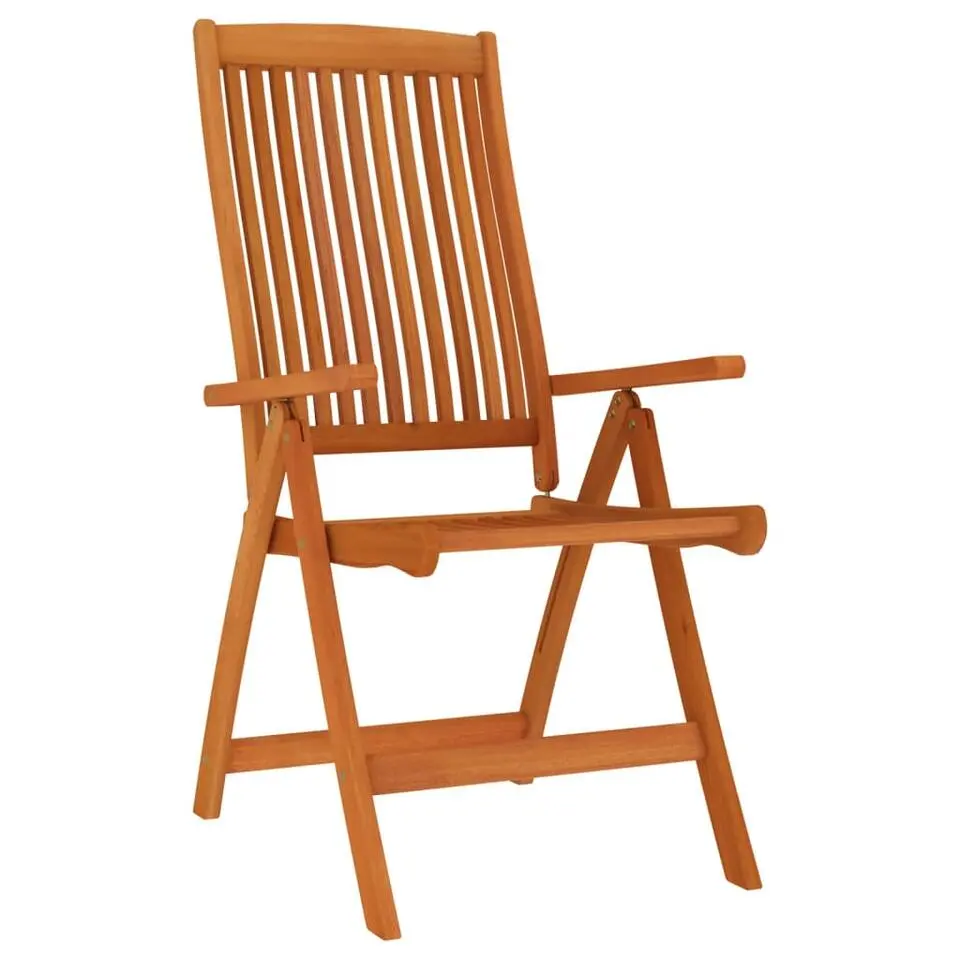 vidaXL - 7-delige Tuinset 6 fauteuils massief eucalyptushout - (150-200)x100 cm
