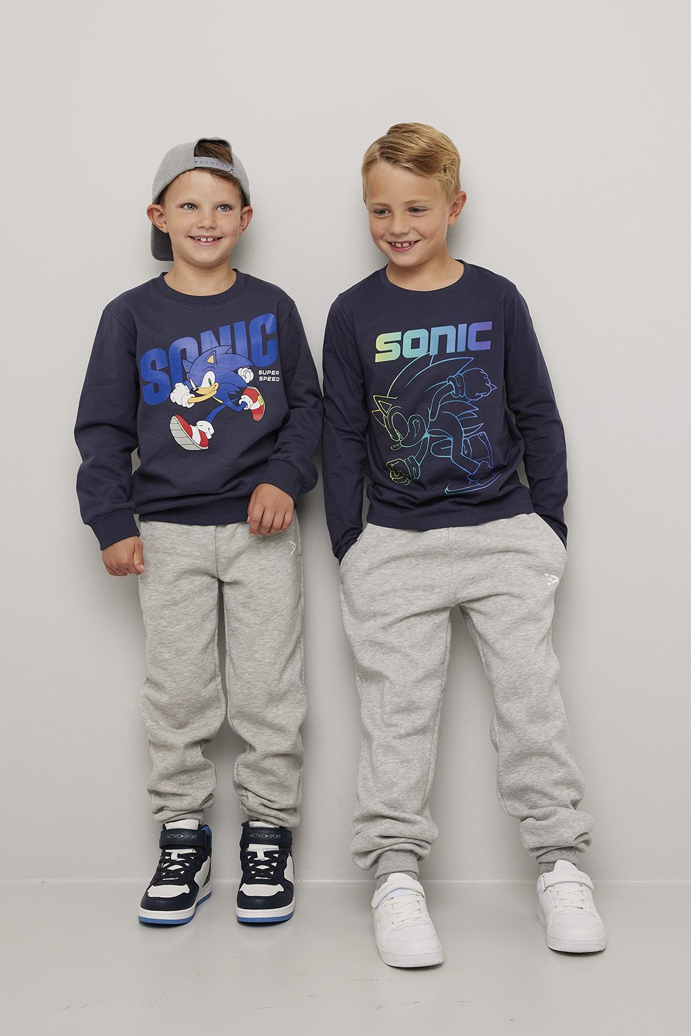 Langermet t-skjorte Sonic
