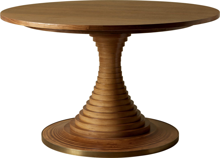 Gubi Tavolo A Dischi eettafel Ø120 walnoot