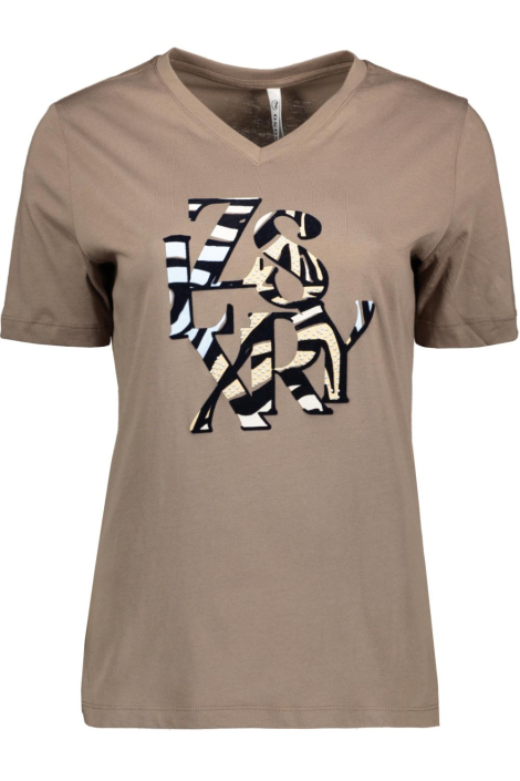 Zoso taupe dames t-shirt
