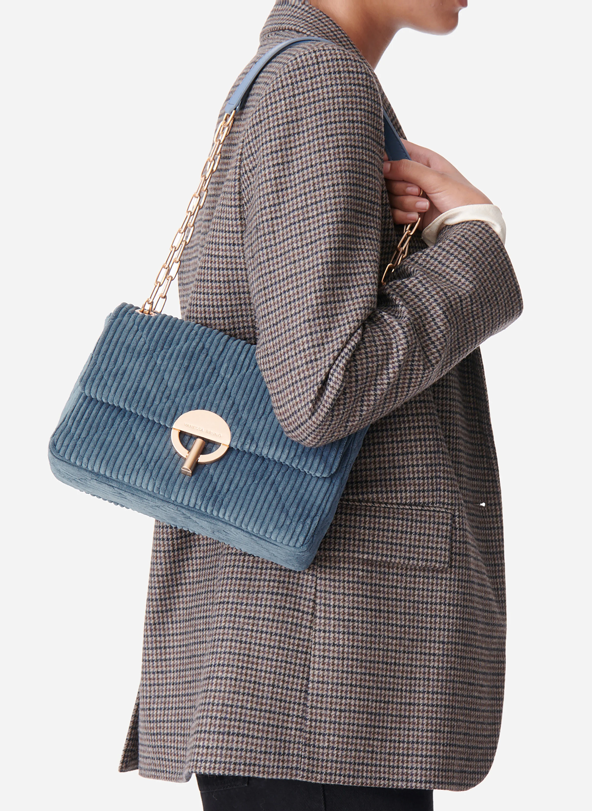 MOON MM - Sac épaule| Bleu
