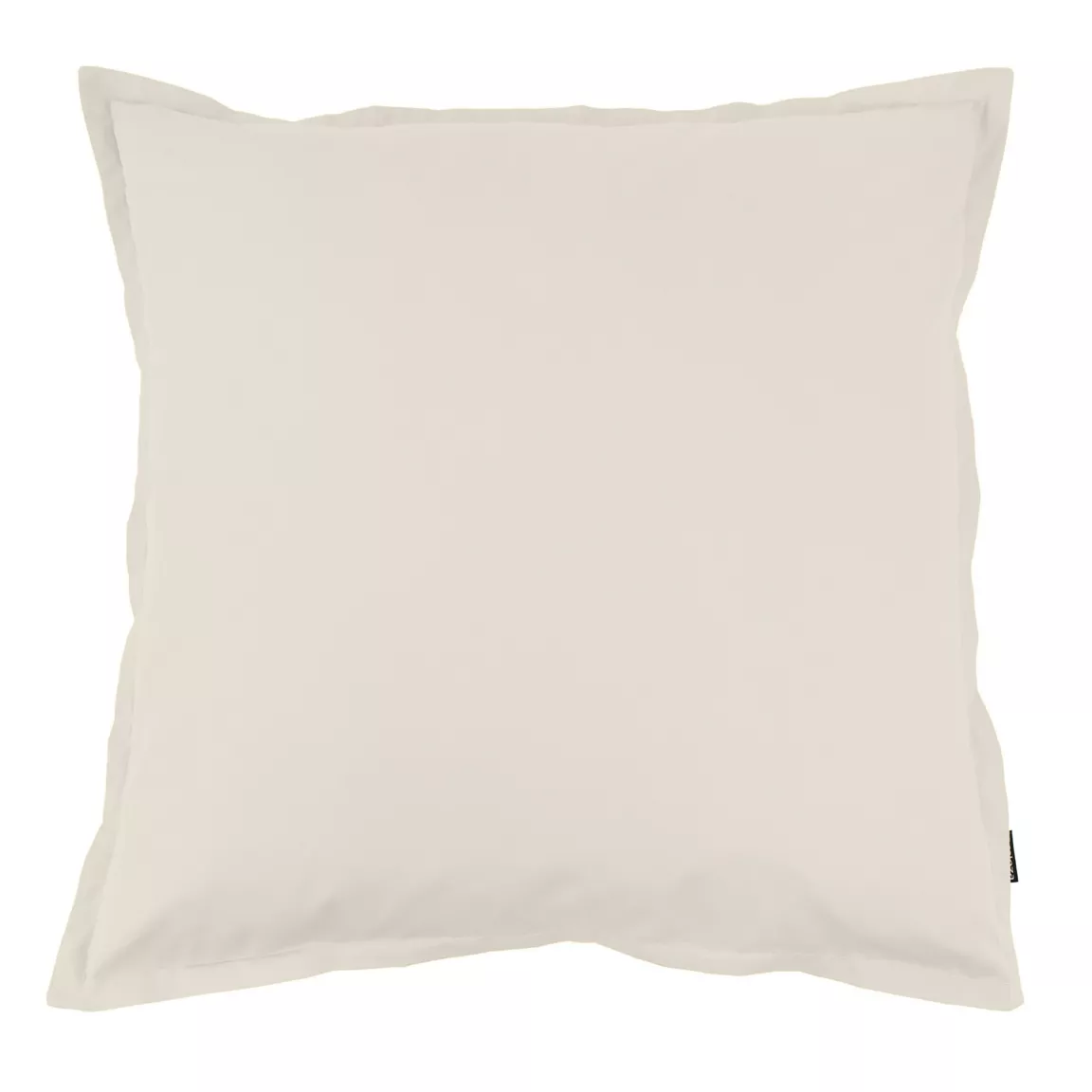 Taie d'oreiller carrée percale de coton (80 x 80 cm) Cali Beige