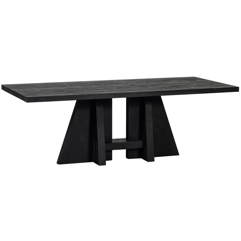 WOOOD Kean eettafel 220x100 zwart