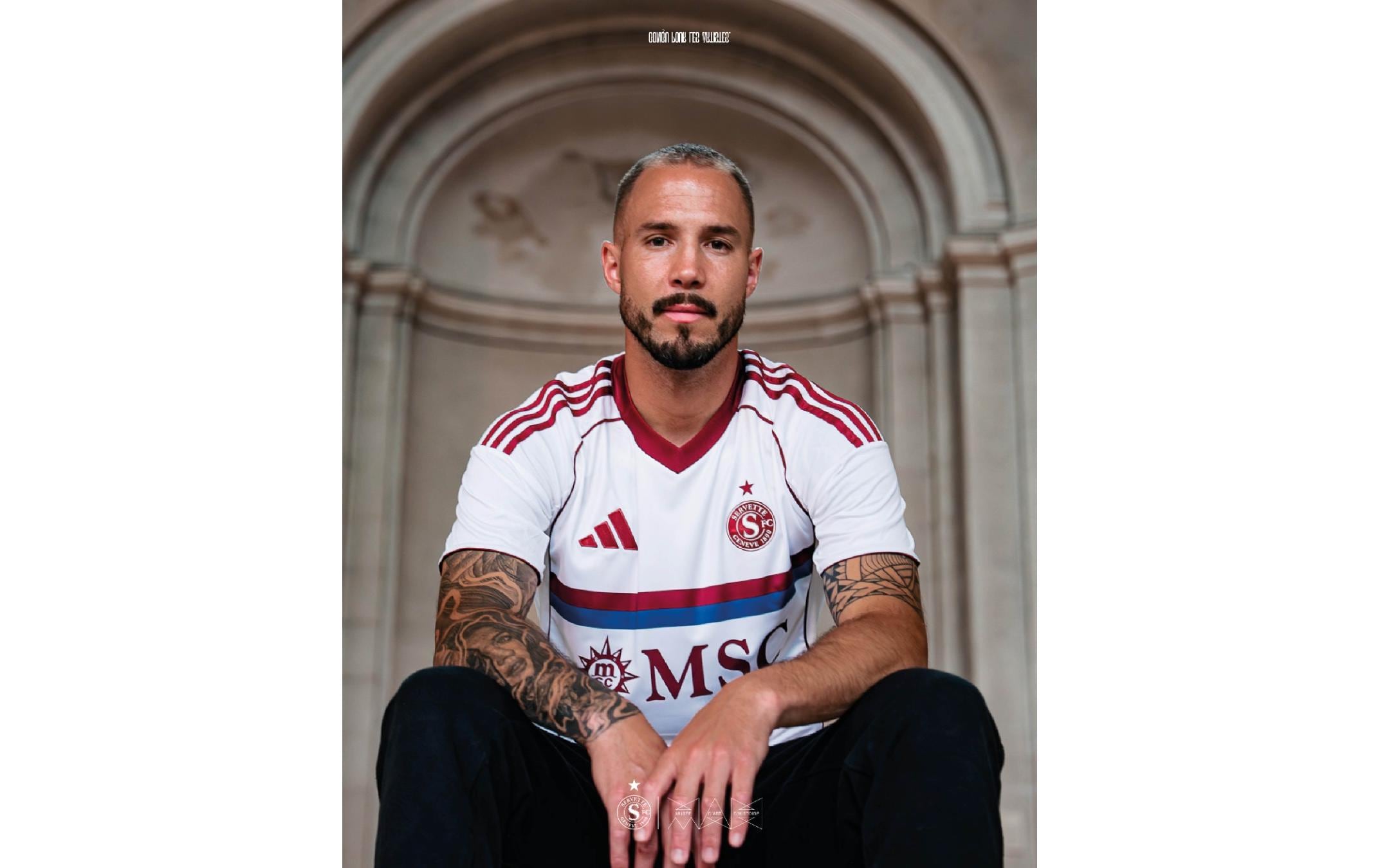 Jersey Away 25/26 M, Weiss<br>Auswärtstrikot des Servette FC für die Saison 2025/26
