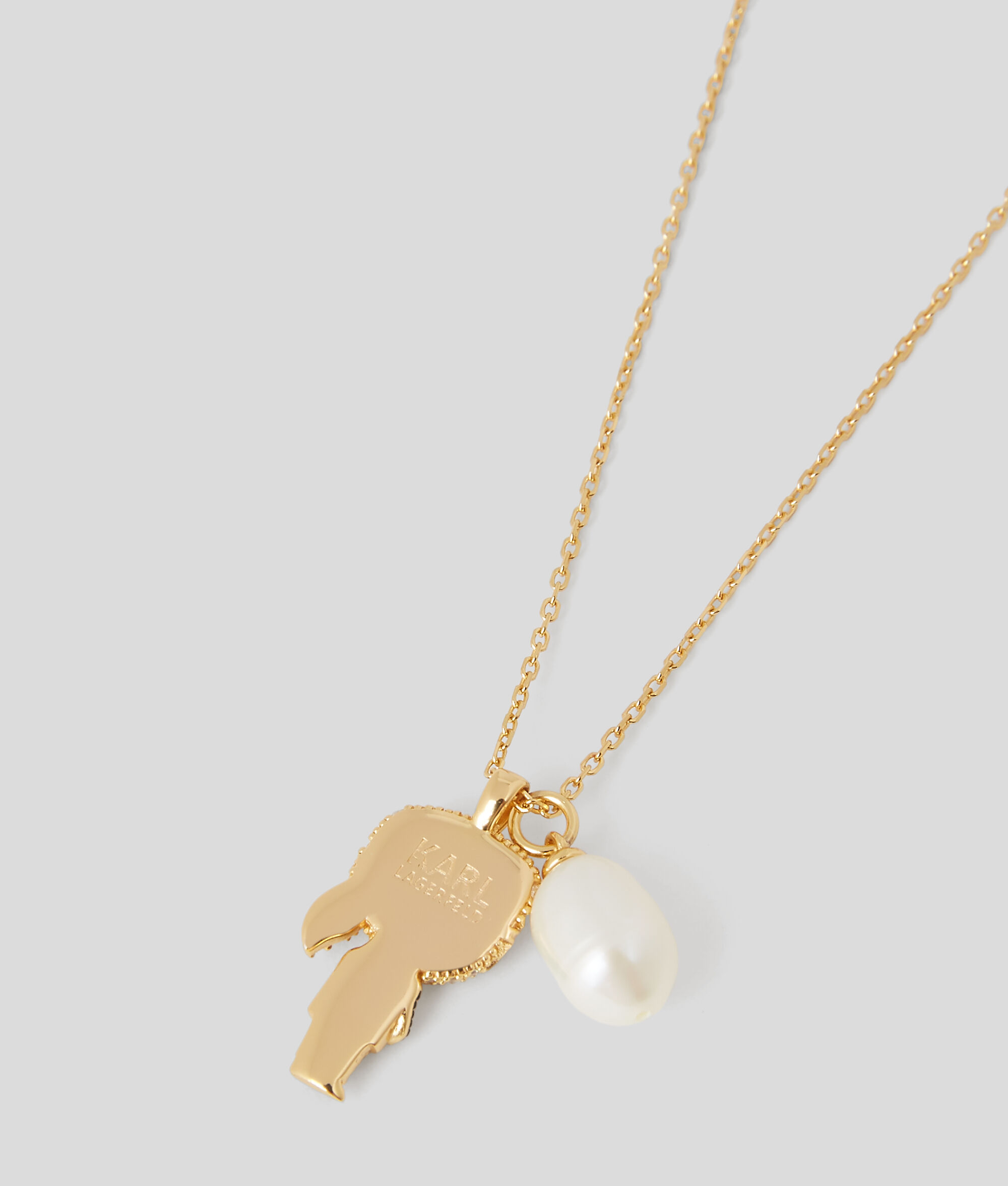 COLLIER À BRELOQUE SERTIE DE PAVÉS K/IKONIK KARL