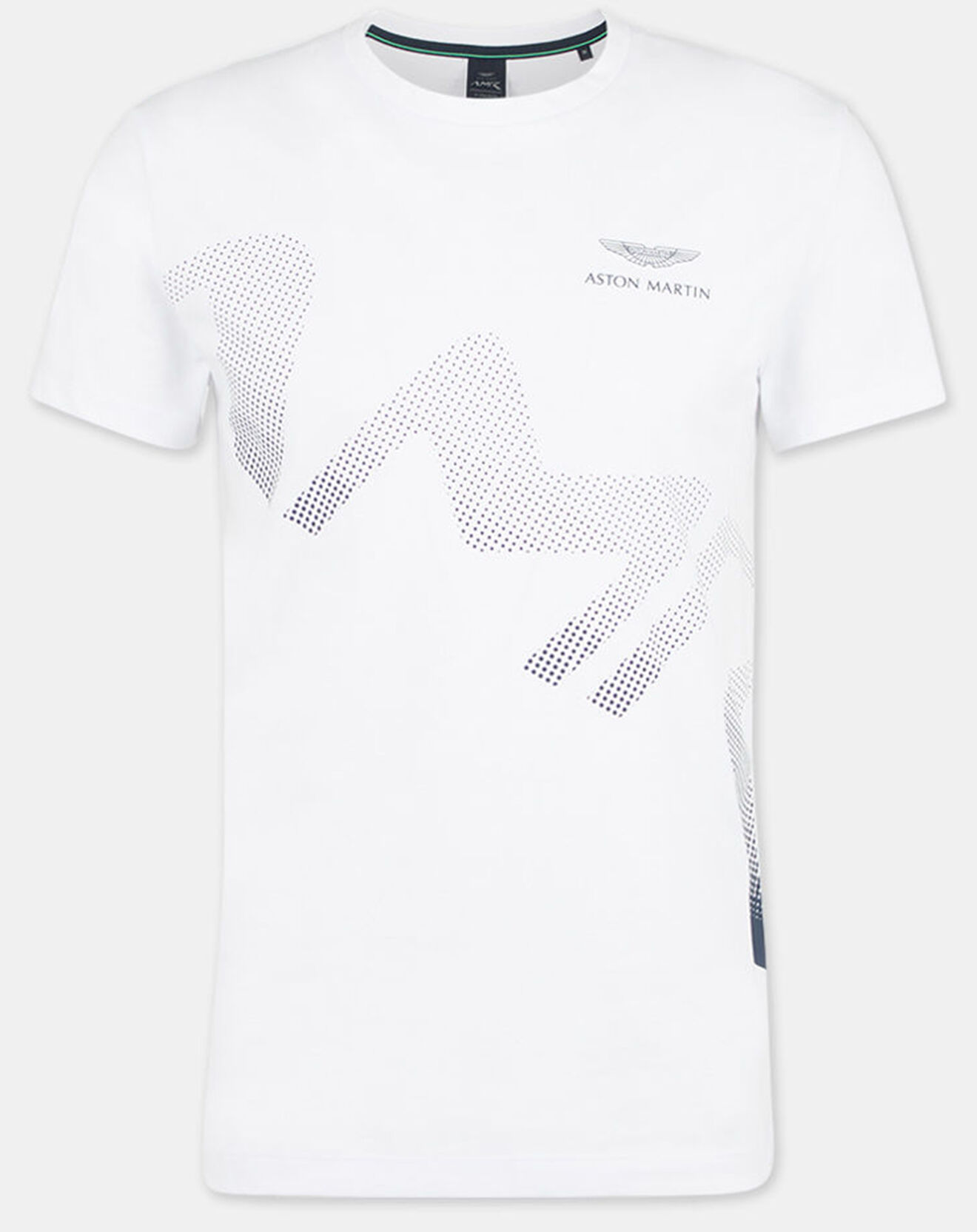 Hackett London T-Shirt Logo Aston Martin Racing blanc