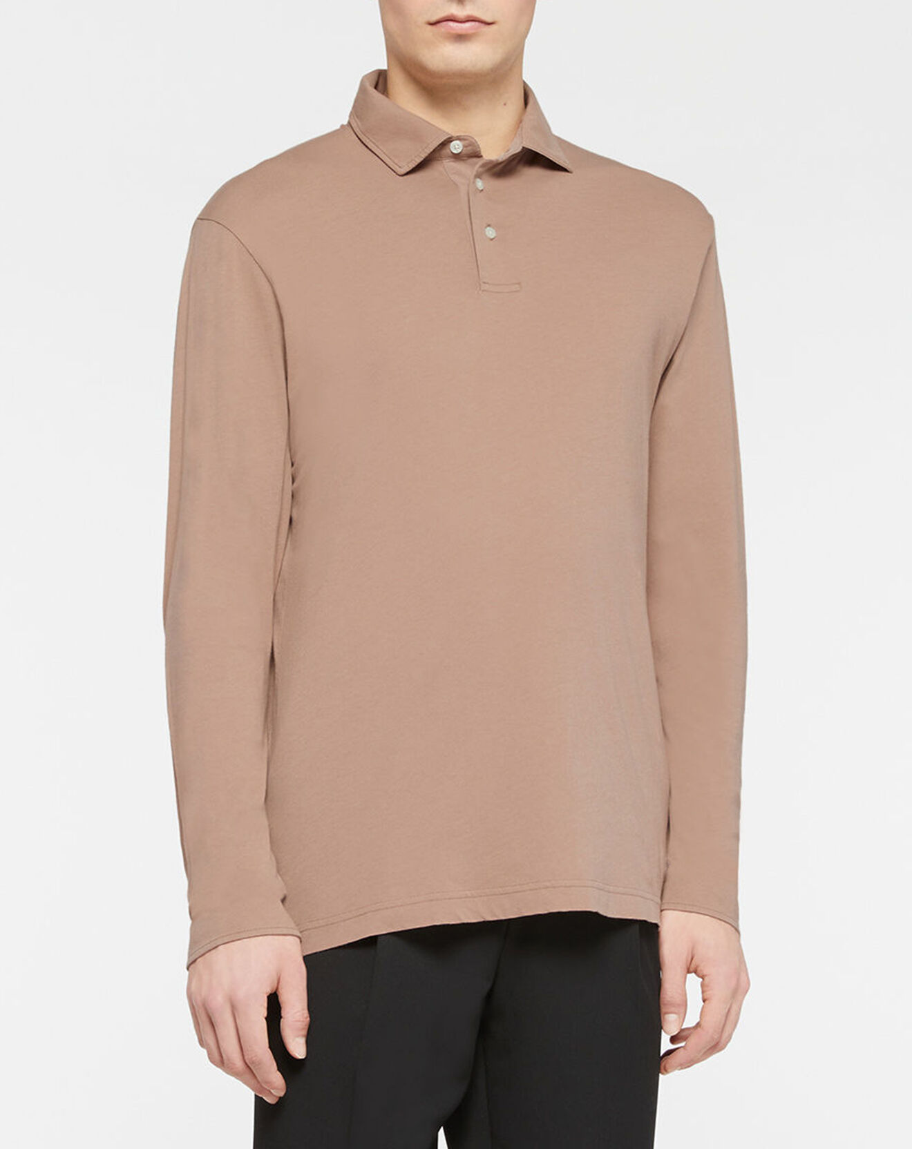 Hackett London Polo Regular Fit Jersey beige foncé