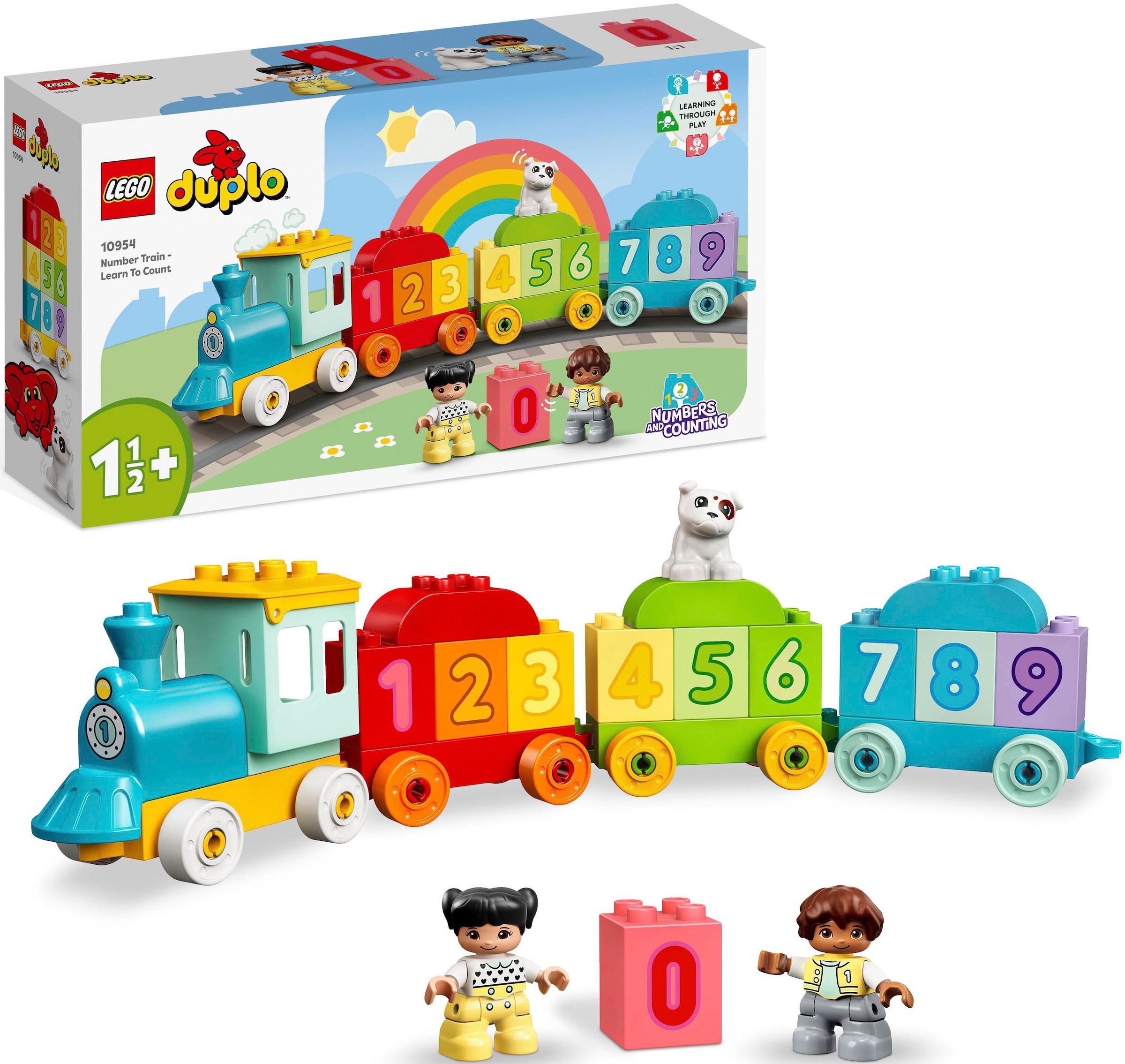 LEGO® Konstruktionsspielsteine »Zahlenzug – Zählen lernen (10954), LEGO® DUPLO® Creative Play«