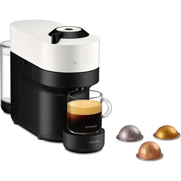 Cafetière à capsule Krups VERTUO POP BLANCHE YY4889FD BLANC COCO
