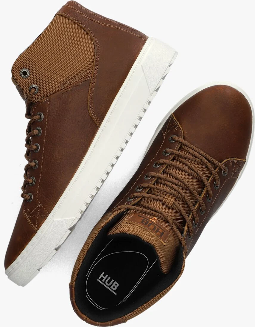 HUB cognac hub hoge sneaker murrayfield 3.0