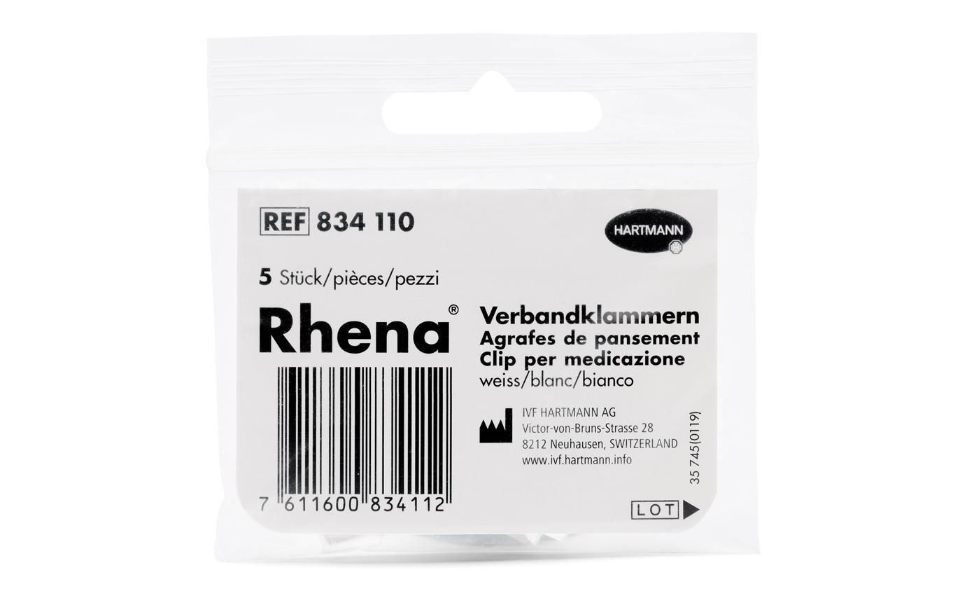 Verbandklammern weiss 5 StückVerbandklammern