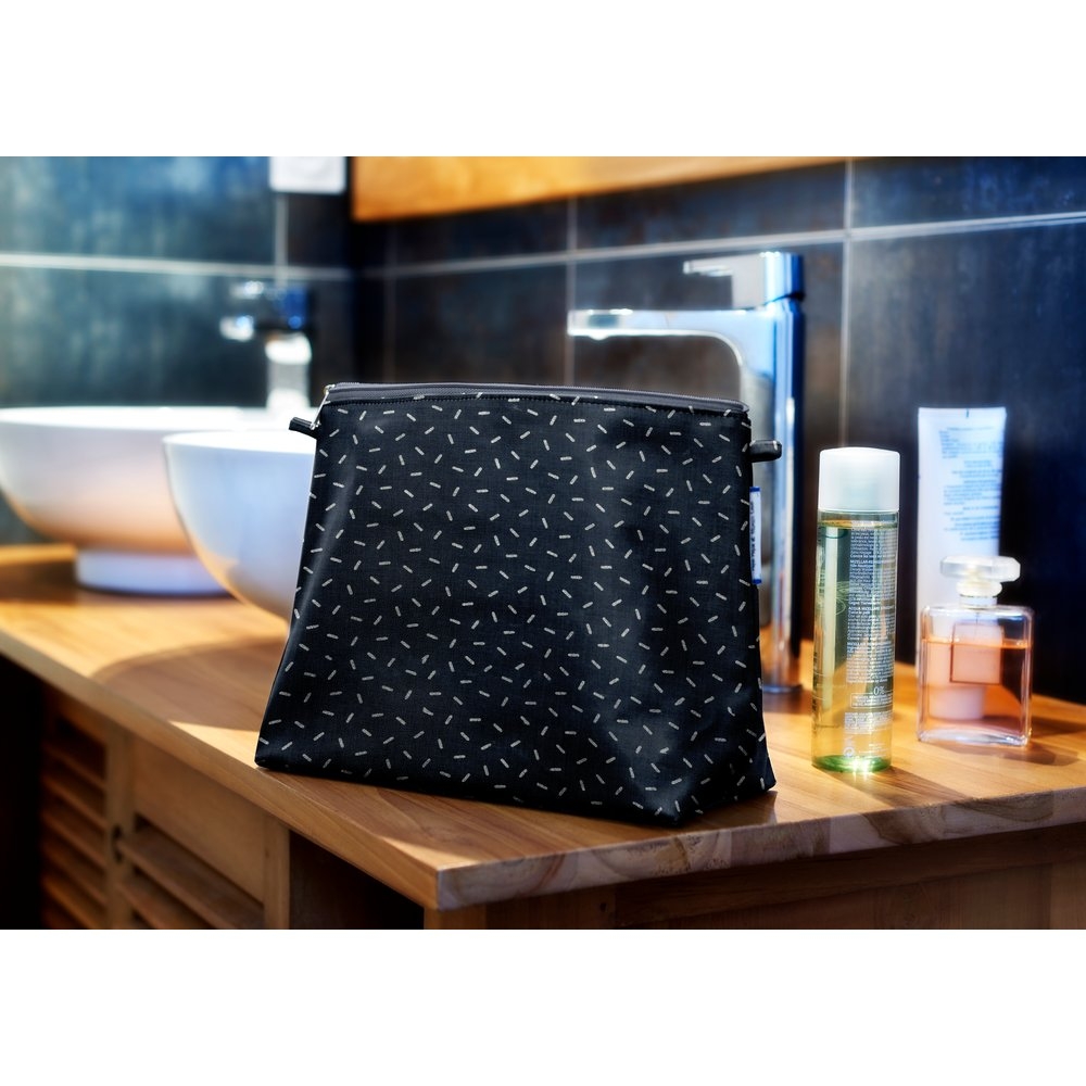Trousse De Toilette Paille Argent Jean