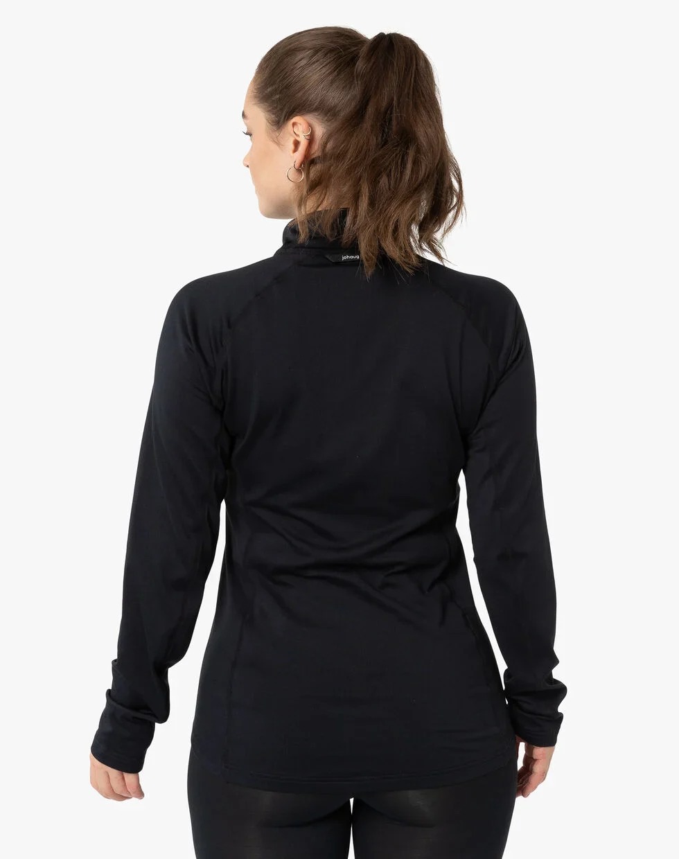 Elemental Half Zip Dame Black 1