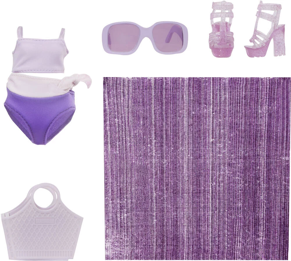 RAINBOW HIGH SWIM ET STYLE POUPEE MANNEQUIN 27CM - VIOLET