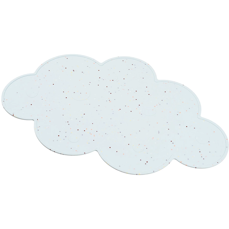 Done by Deer™ Tisch-Set Silikon in Confetti Blau