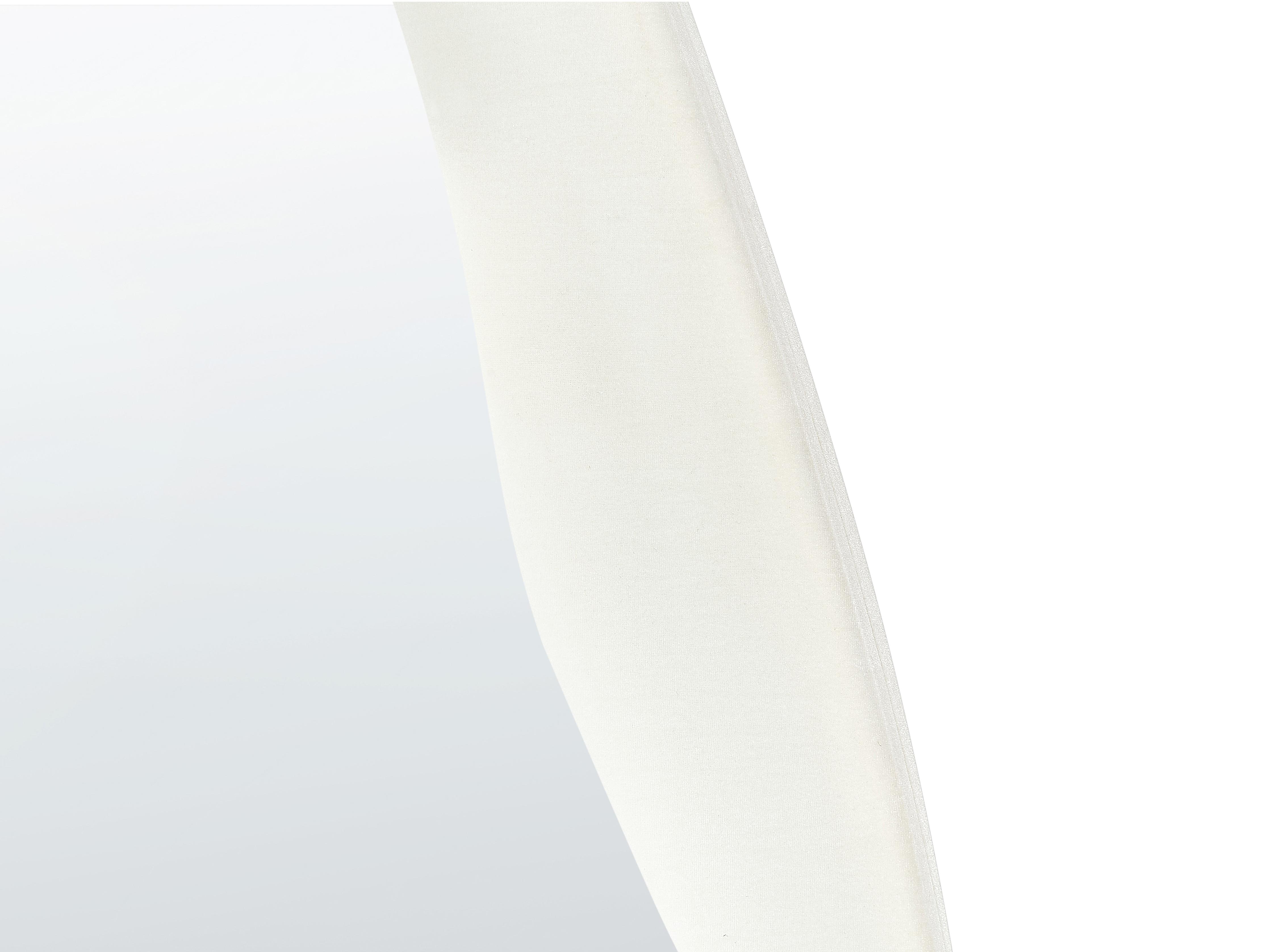 Wandspiegel REIGNY 57 cm 160 cm Fluweel Wit