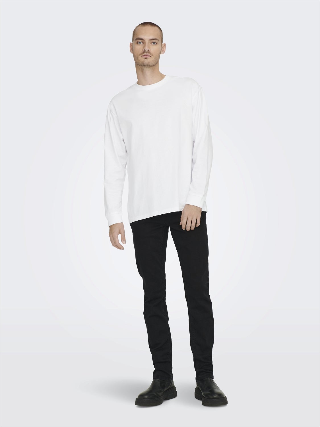 ONSWEFT Mittlere Taille Normal geschnitten Jeans Black Denim