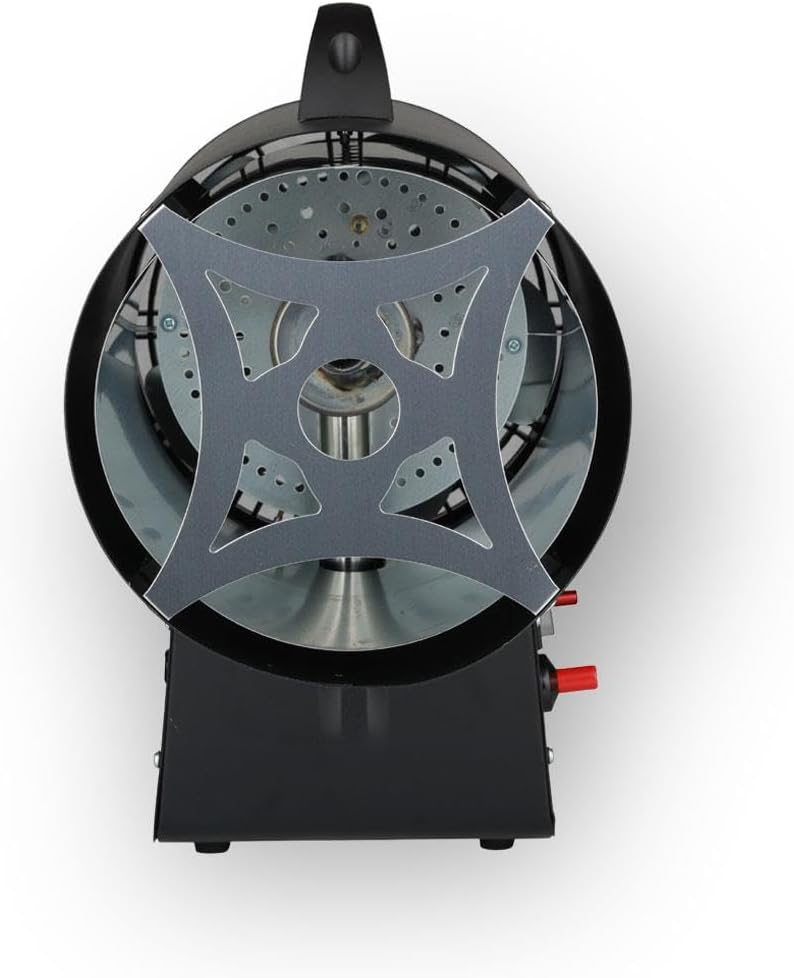 FUXTEC Gasheizkanone FX-GH33, Propan-Heizgerät, 30kW Leistung, 2,18kg/h Verbrauch, 360°C Luftstrom, Piezozündung, Überhitzungsschutz, 220–240V Betrieb, für Außenbereiche/gut belüftete Räume
