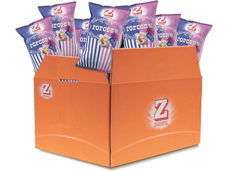 Zweifel Popcorn Sweet & Salty 10 x 100 g Gepuffte Maiskörner mit süss-salzigem Geschmack
