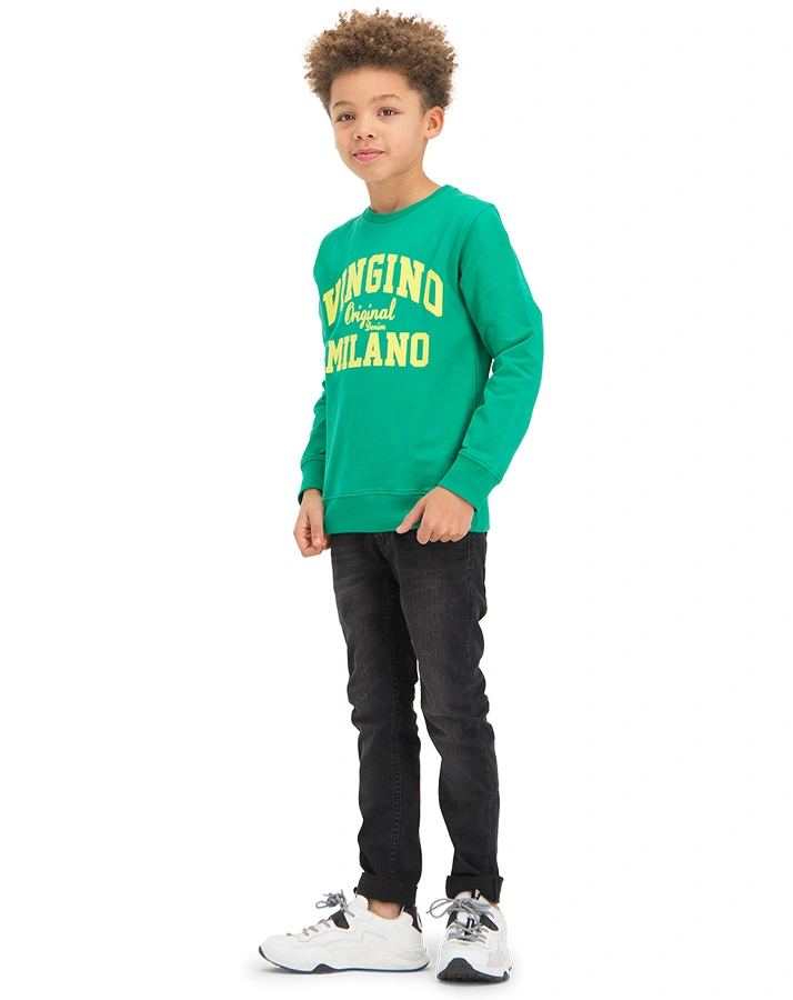 Sweatshirt B-LOGO CREW in hunter green