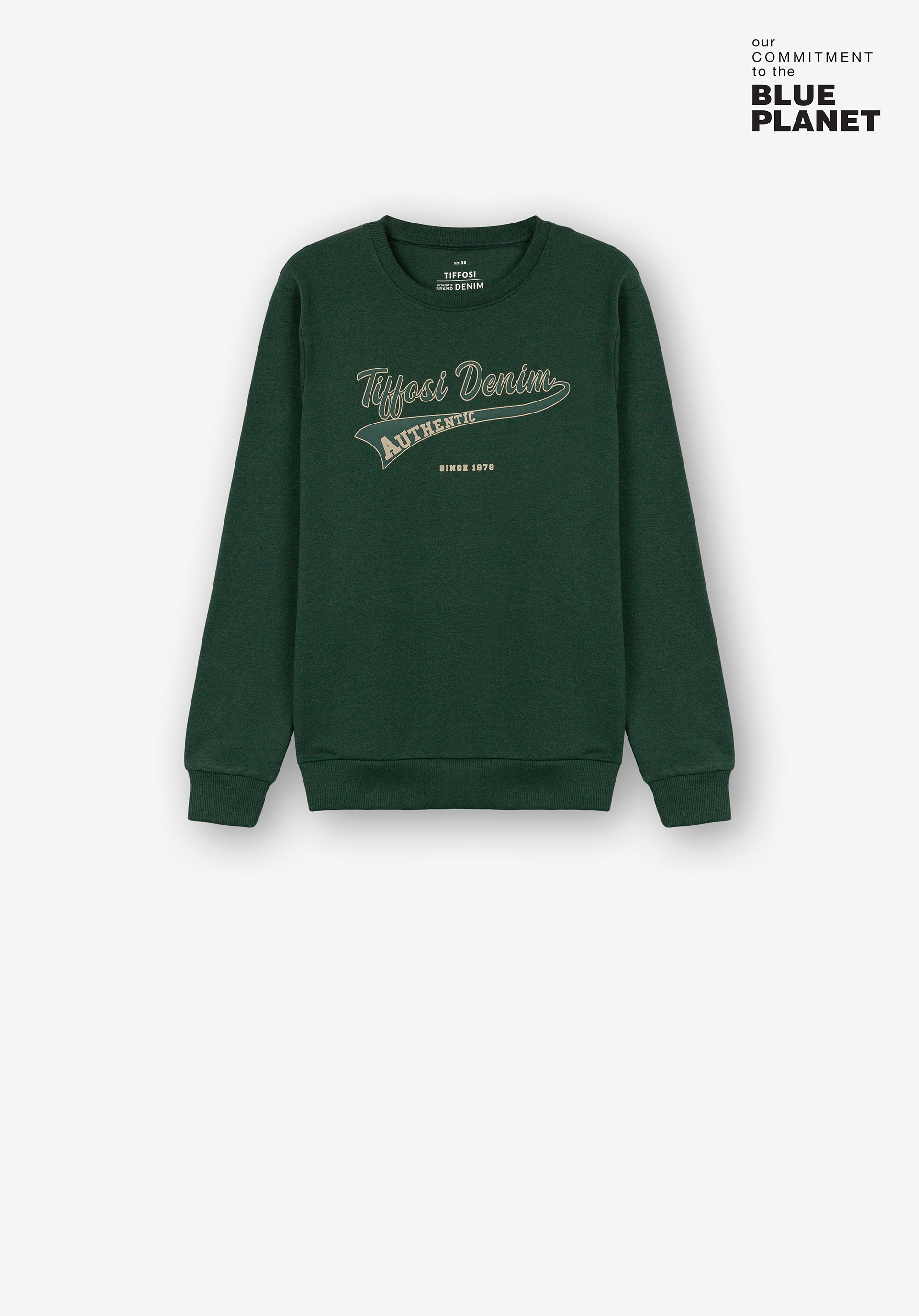 Sweatshirt com Estampado Frontal