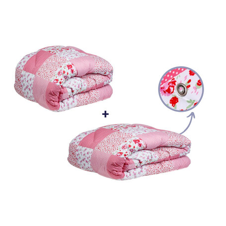 Easy Dekbed - Patchwork Pink