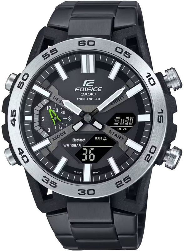 Casio - EDIFICE ECB-2000DD-1AEF - Horloge - Zwart - Roestvrijstaal