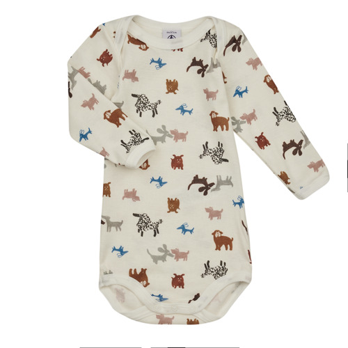 Petit Bateau - BODY US ML CASTIDOG PACK X5 - Multicolore