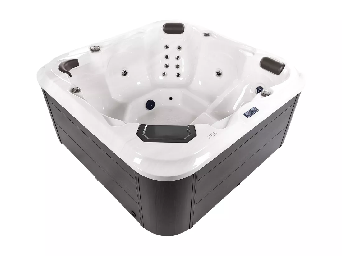 Spa d'extérieur avec LED TULAROSA Blanc