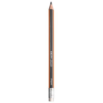 Maped Black'Peps Jumbo - Crayon à papier triangulaire - HB - embout gomme