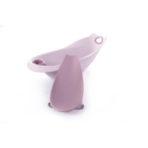 Baignoire ourson sage rose pastel + Support baignoire ourson - BOJUNGLE