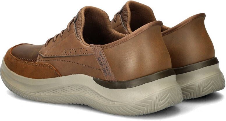 Skechers Hasting Rory Heren Instappers Kastanjebruin