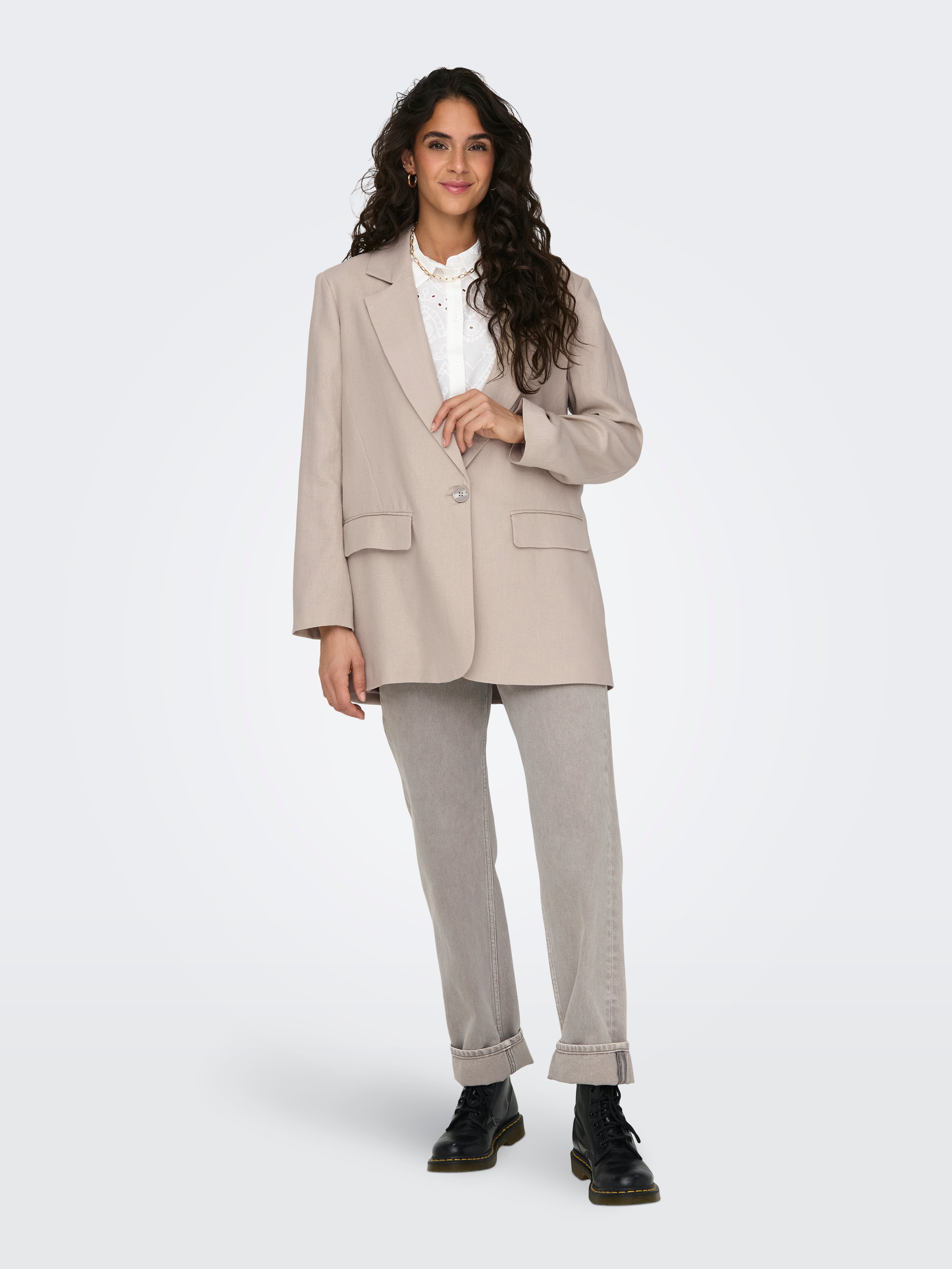 ONLCARO-LANA Blazer Oxford Tan