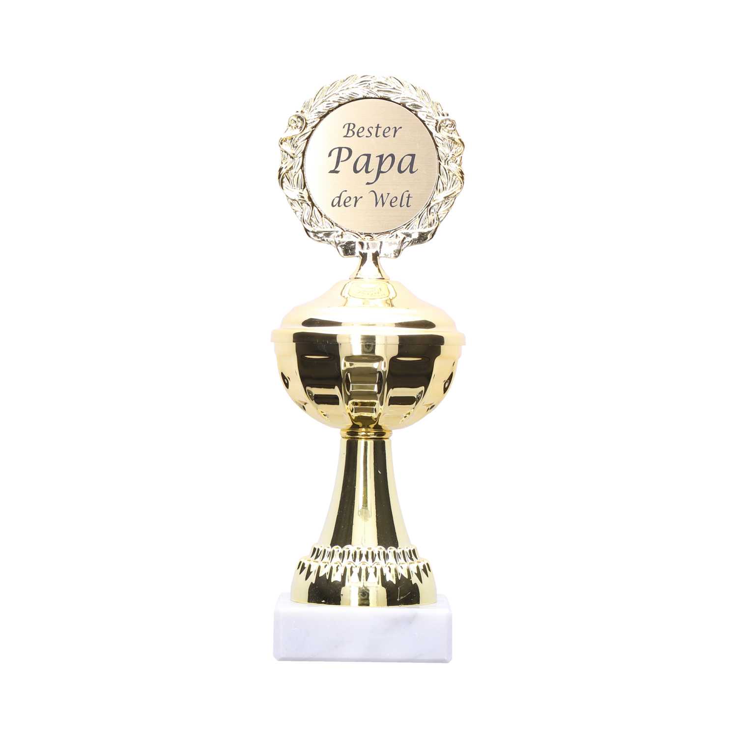 Pokal Gold auf Marmorsockel 22,5 cm 6fach