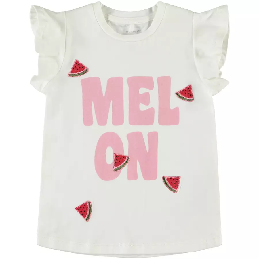 name it Girls T-Shirt Nmfdara snow white